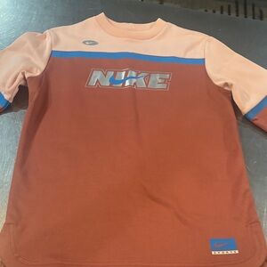 Nike Peach and Rust Sweatshirt